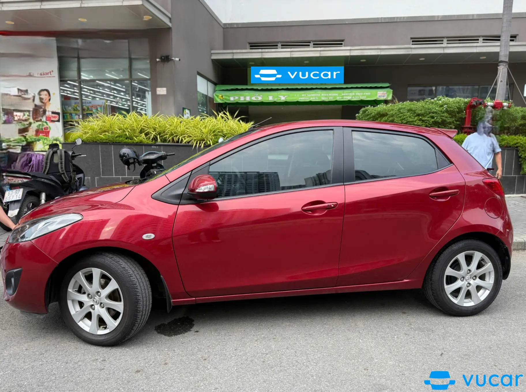 Mazda 2s 2015 màu đỏ - Ngoại thất 5