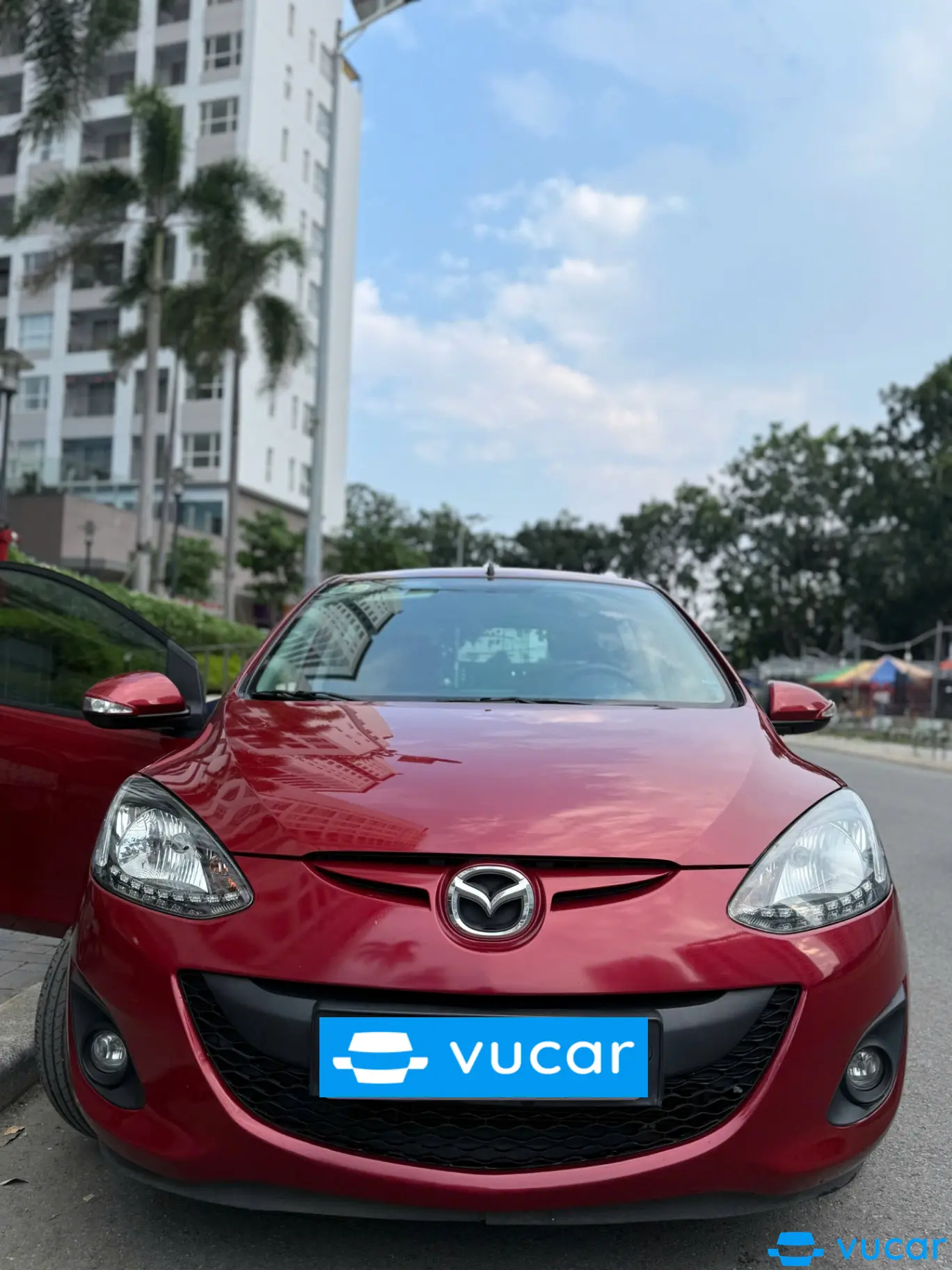 Mazda 2s 2015 màu đỏ - Ngoại thất 6