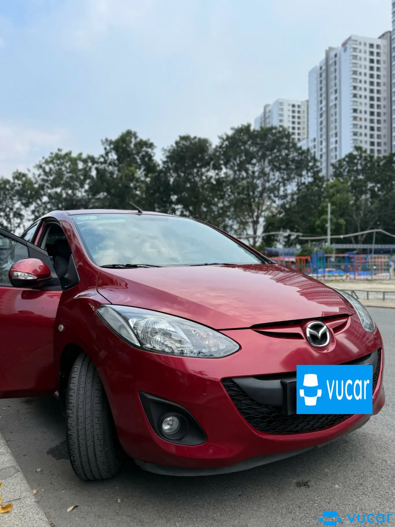 Mazda 2s 2015 màu đỏ - Ngoại thất 8
