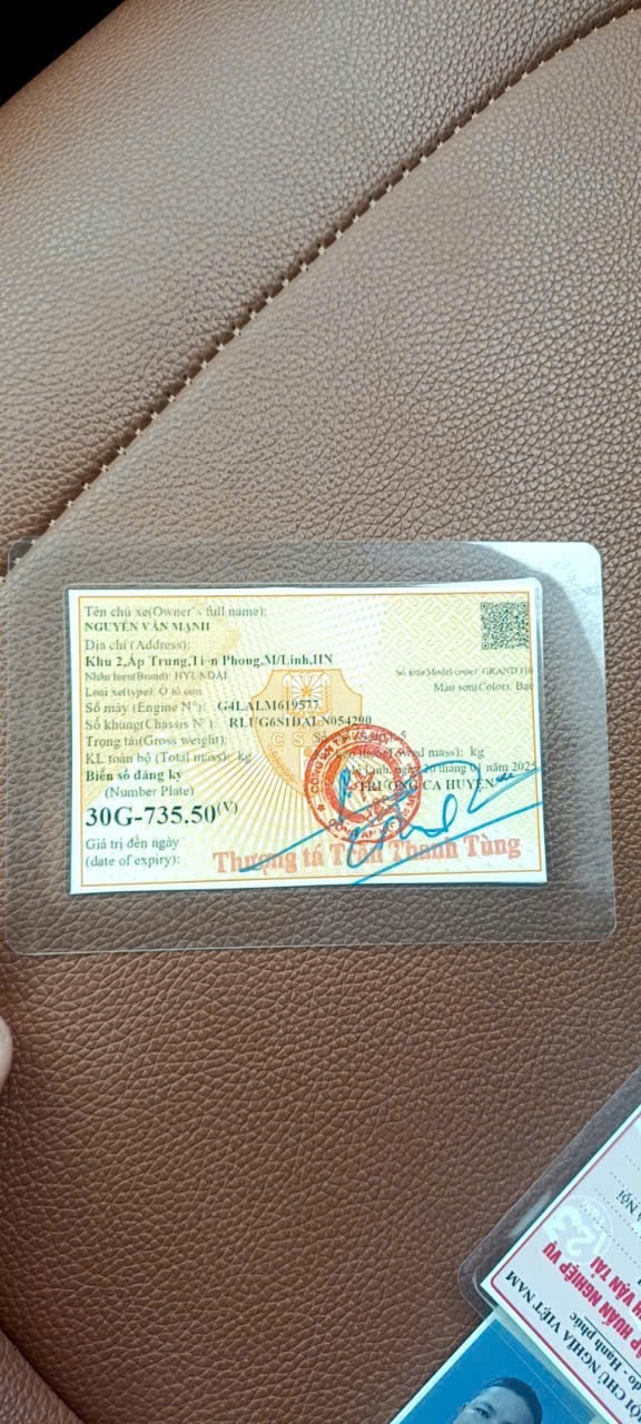 Grand 1.2 MT Base 2020 - Nội thất 2