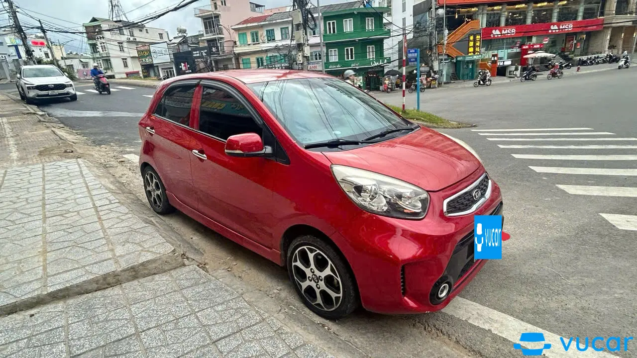 Kia Morning Si 2015 form 2016 đèn de tròn