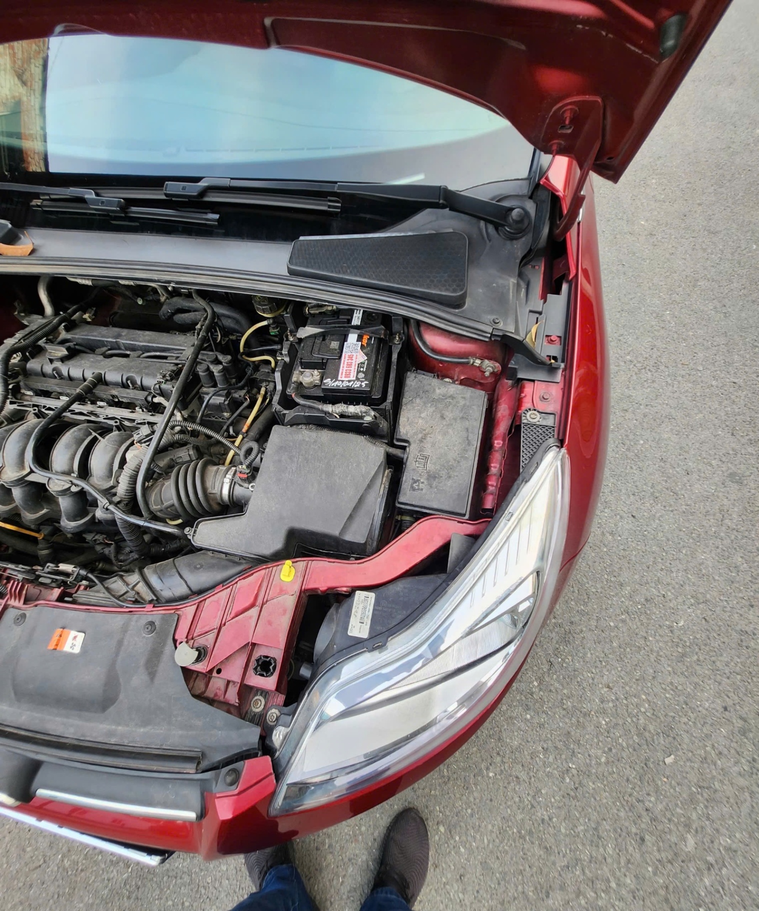 Ford Focus Trend 1.6 AT 2014 - Khoang động cơ 1