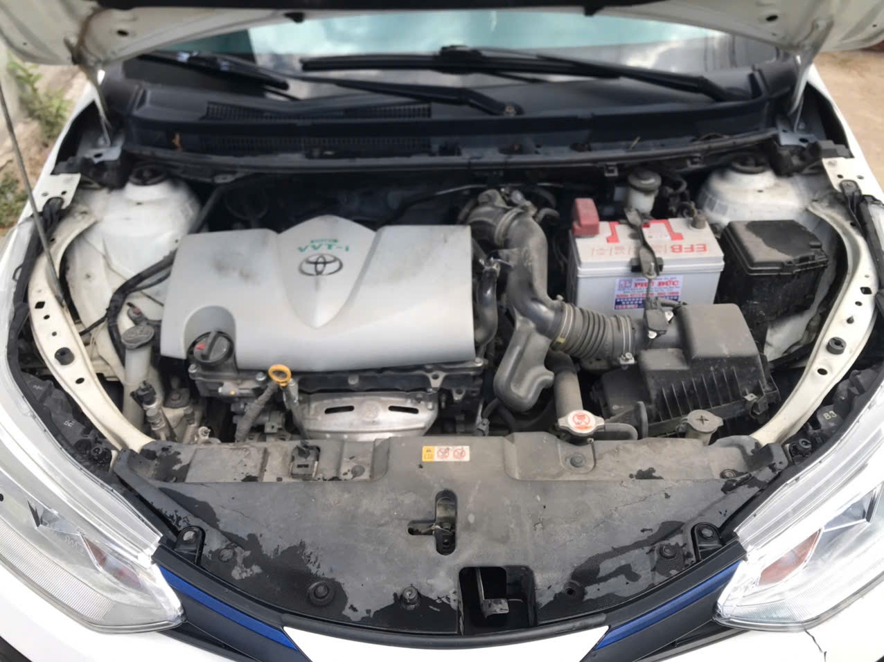 Toyota Vios 1.5E MT 2020 - Khoang động cơ 1