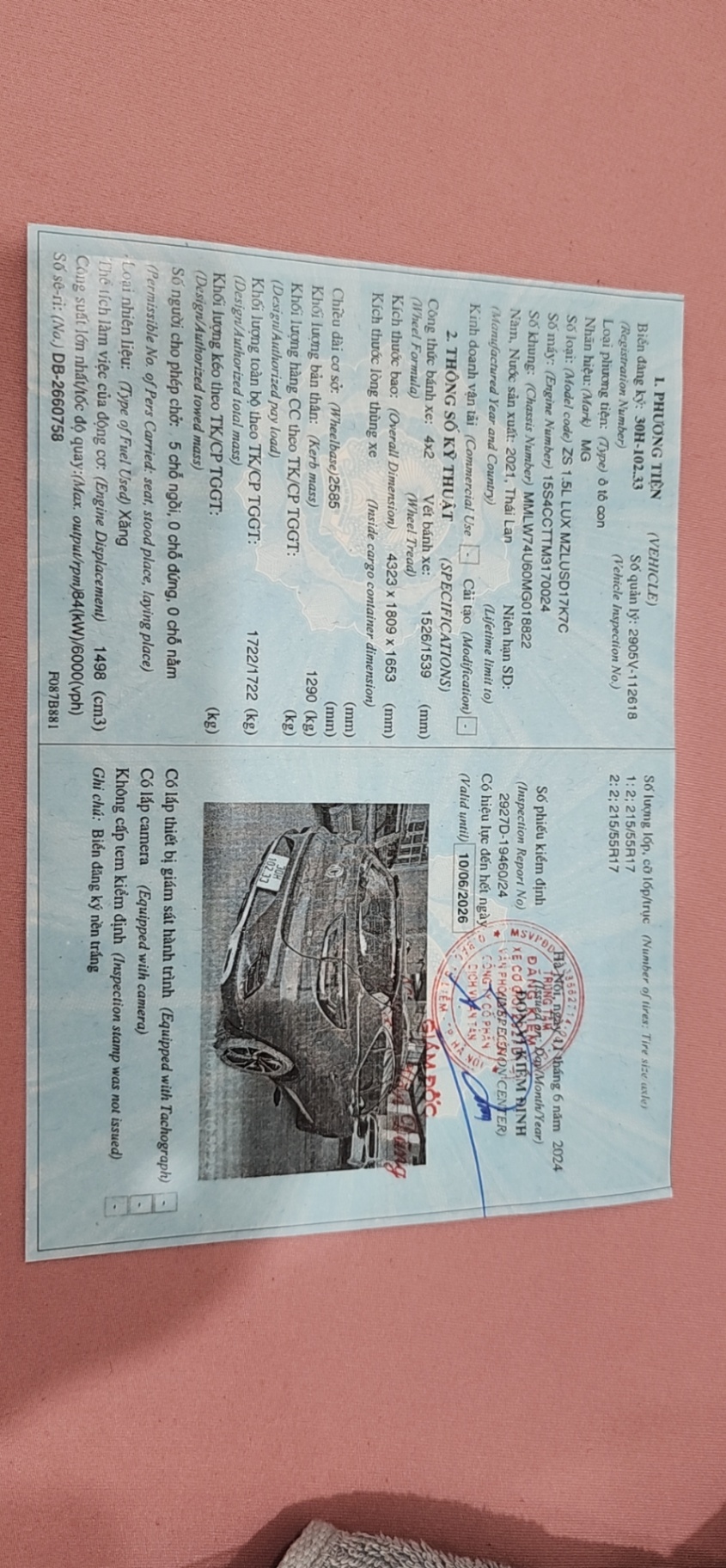MG Zs Luxury 1.5 AT 2WD 2021