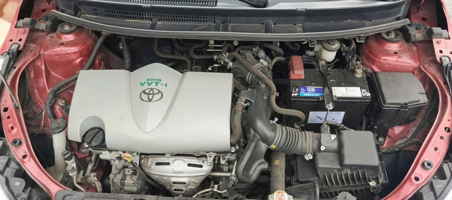 Toyota Vios 1.5G 2019 - Khoang động cơ 1