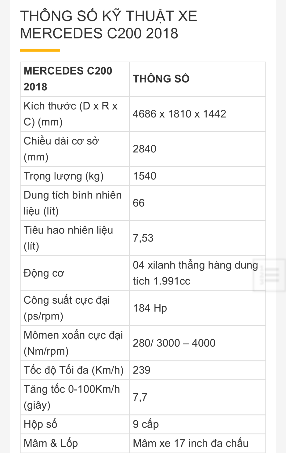 Mercedes C class C200 2018 - Ngoại thất 3