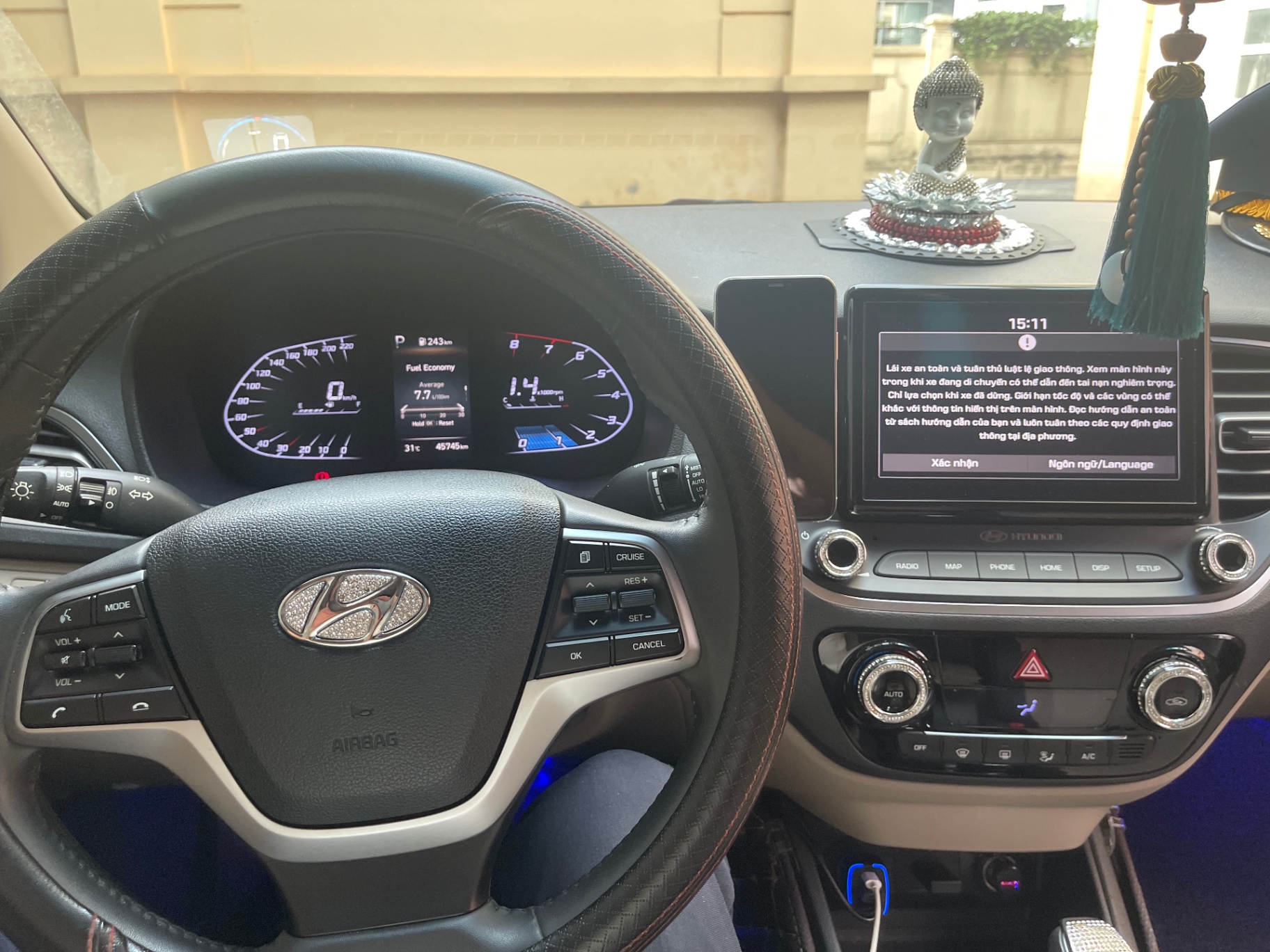 Hyundai Accent 1.4 AT Đặc Biệt 2021 - Nội thất 2