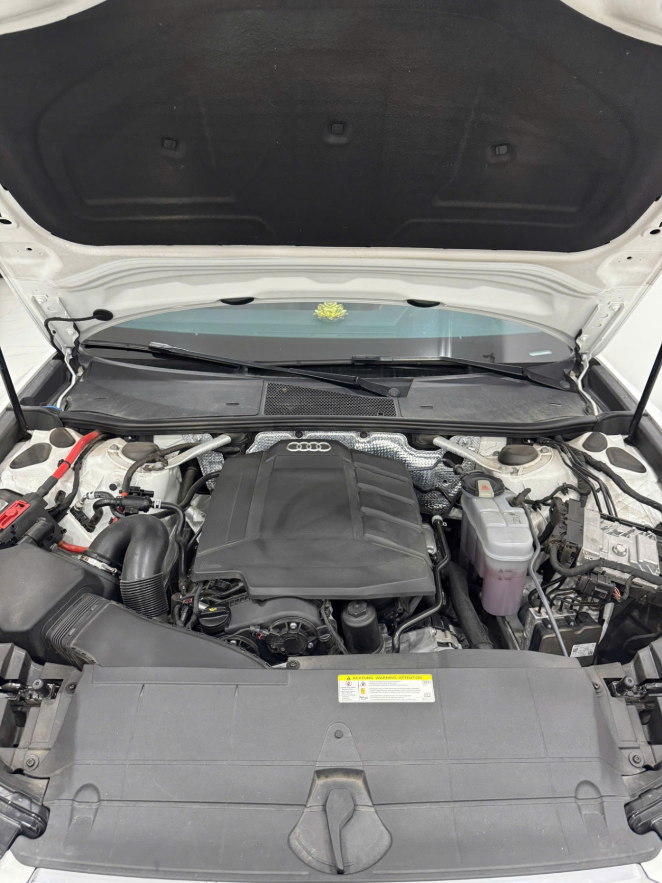 Audi Q8 55 TFSI S-Line Quattro 2021 - Khoang động cơ 1