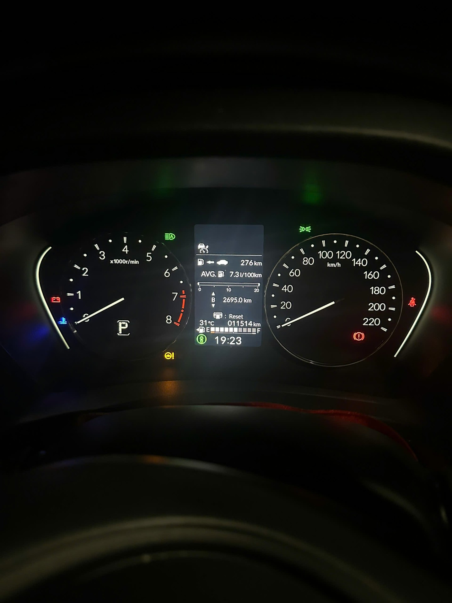 Honda HRV G 2024 - Nội thất 1