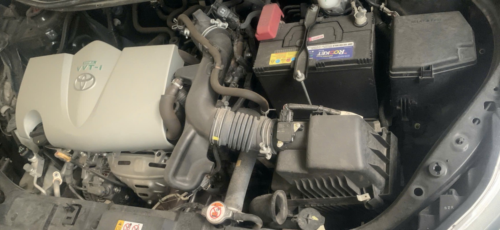 Toyota Vios 1.5G 2019 - Khoang động cơ 1