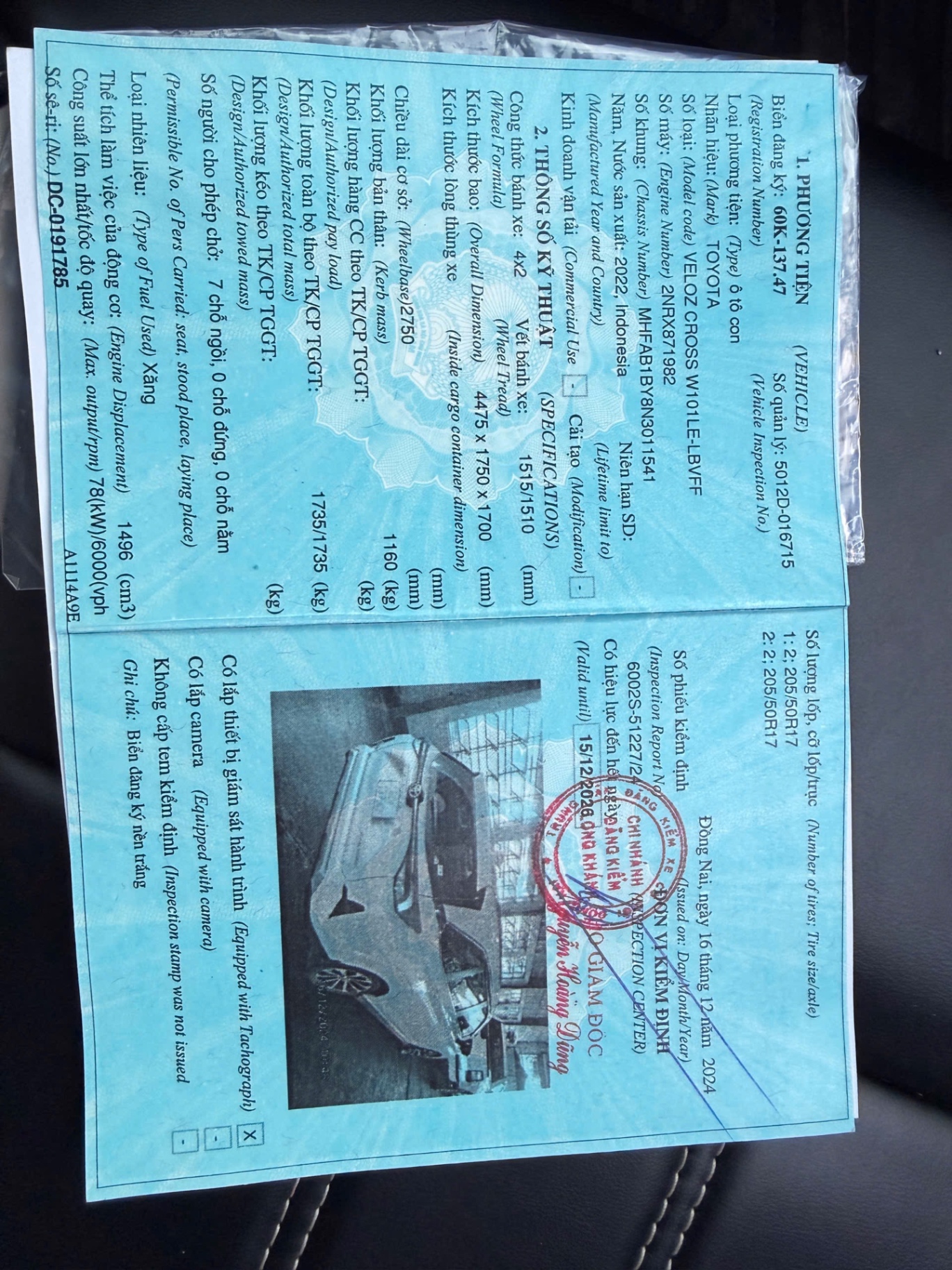 Toyota Veloz Cross Top 1.5 CVT 2022